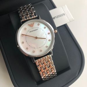 NEW Emporio Armani Silver Ladies Watch AR11094